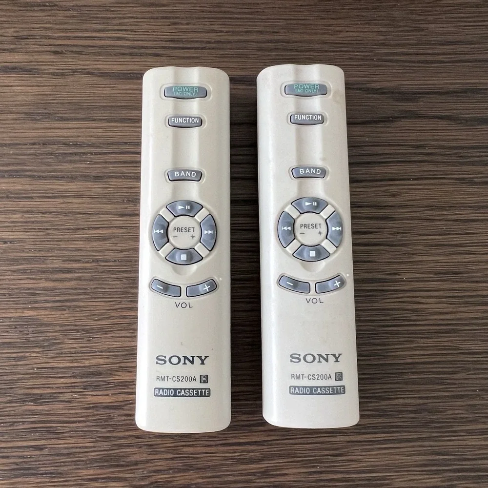 Lot of 2 OEM SONY RMT-CE95A‎ RADIO CASSETTE AUDIO CFDE95 CFDE90 Remote Control